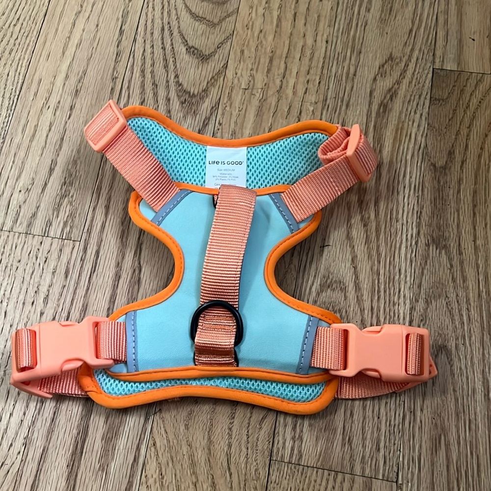 LIFE IS GOOD DOG COLLAR SIZE M